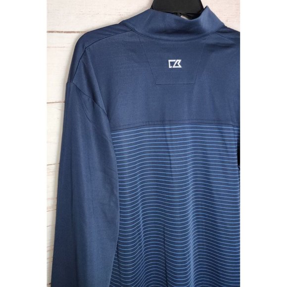 Cutter & Buck XL CB DryTec 50 UPF Plus 1/4 Zip Turner Brothers Embroidered Shirt - Picture 13 of 15